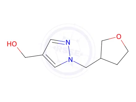 Chemical structure of (1-((tetrahydrofuran-3-yl)methyl)-1h-pyrazol-4-yl)methanol