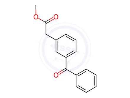 Chemical structure of Desmethyl Ketoprofen Methyl Ester