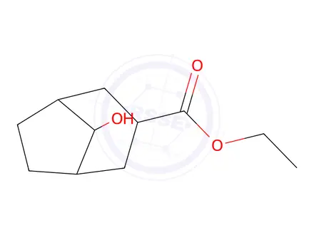 Chemical structure of Ethyl 8-hydroxybicyclo[3.2.1]Octane-3-carboxylate
