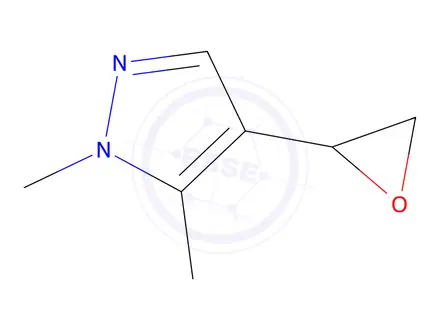 Chemical structure of 1,5-Dimethyl-4-(oxiran-2-yl)-1h-pyrazole