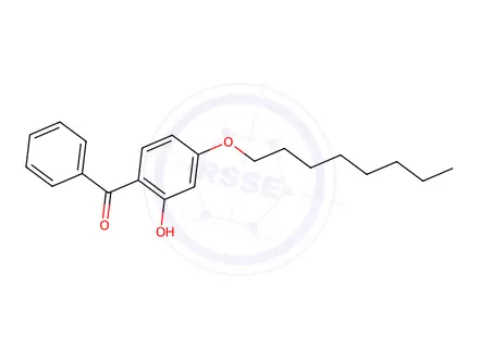 Chemical structure of 2-Hydroxy-4-(octyloxy)benzophenone