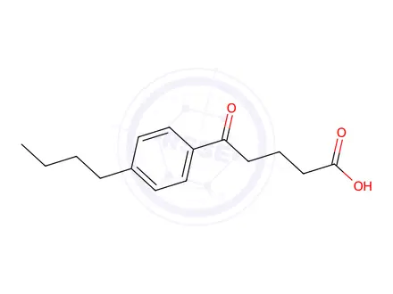 Chemical structure of 5-(4-Butylphenyl)-5-oxopentanoic acid