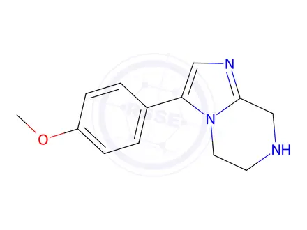Chemical structure of 3-(4-Methoxyphenyl)-5,6,7,8-tetrahydroimidazo[1,2-a]pyrazine