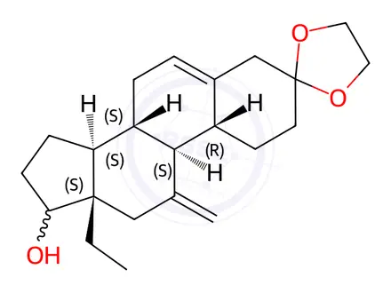Chemical structure of Etonogestrel Impurity 37