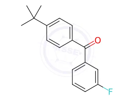 Chemical structure of (4-(Tert-butyl)phenyl)(3-fluorophenyl)methanone