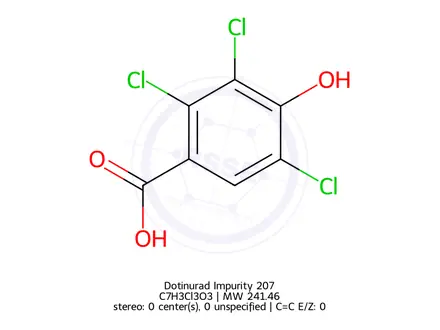 Chemical structure of Dotinurad Impurity 291