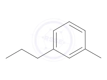 Chemical structure of 1-Methyl-3-n-propylbenzene