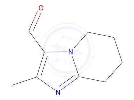 Chemical structure of 2-Methyl-5,6,7,8-tetrahydroimidazo[1,2-a]pyridine-3-carbaldehyde