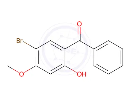 Chemical structure of 5-BROMO-2-HYDROXY-4-METHOXYBENZOPHENONE