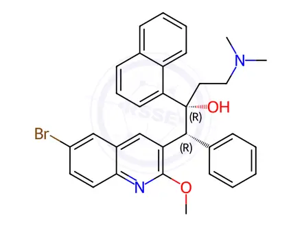 Chemical structure of Bedaquiline Impurity 21