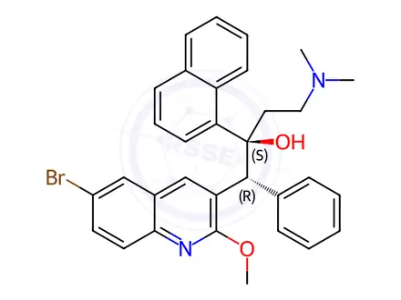 Chemical structure of Bedaquiline