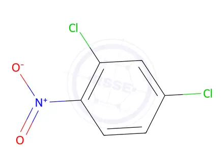 Chemical structure of 2,4-Dichloronitrobenzene