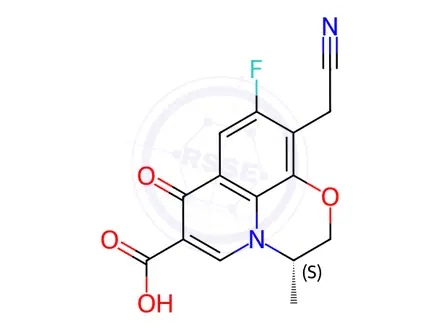 Chemical structure of Pazufloxacin Intermediate 2