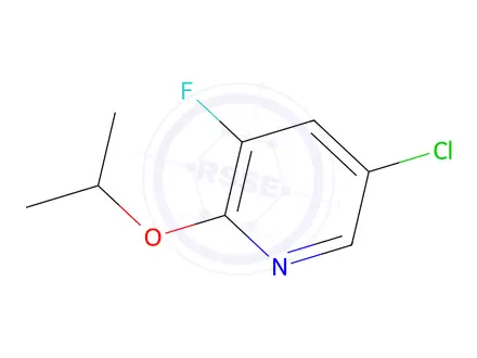 Chemical structure of 5-chloro-3-fluoro-2-isopropoxypyridine(WXC04148)