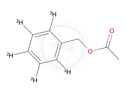 Chemical structure of Benzyl-2,3,4,5,6-d5 Acetate