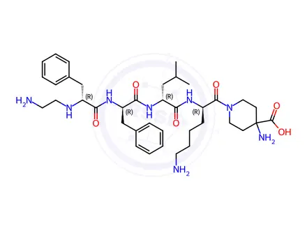 Chemical structure of difelikefalin Impurity 12