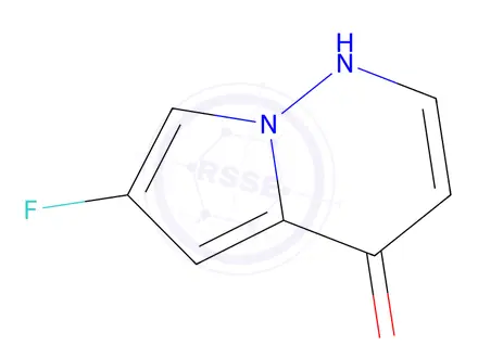 Chemical structure of 6-Fluoropyrrolo[1,2-b]pyridazin-4(1H)-one