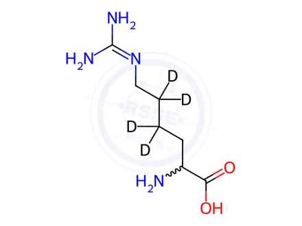 Chemical structure of L-Homoarginine-d4 Dihydrochloride