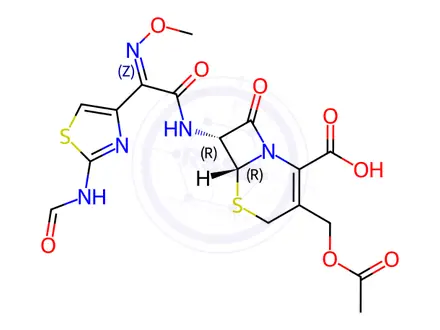Chemical structure of Cefotaxime EP Impurity C