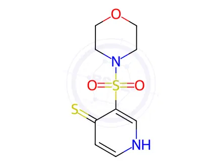 Chemical structure of 3-(Morpholinosulfonyl)pyridine-4-thiol