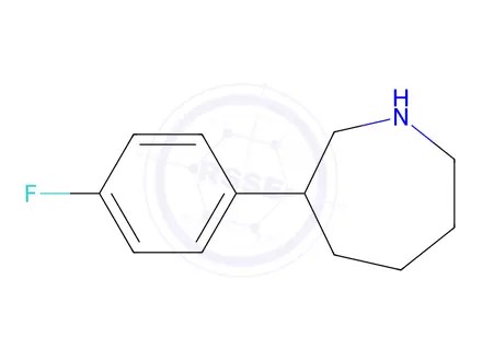 Chemical structure of 3-(4-fluorophenyl)azepane
