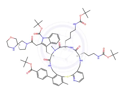 Chemical structure of Etelcalcetide Deamido Impurity