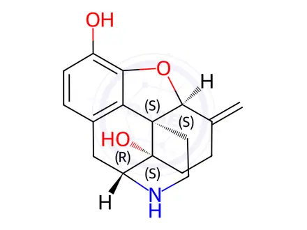 Chemical structure of Nalmefene Impurity 51