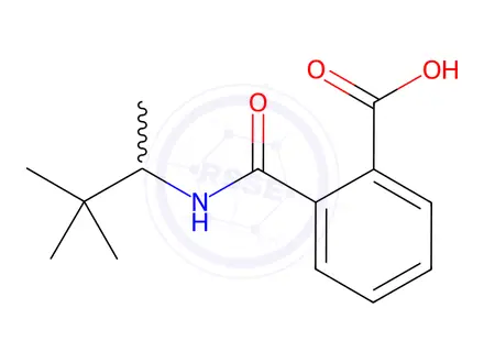 Chemical structure of N-(1,2,2-TriMethyl-propyl)-phthalaMic acid