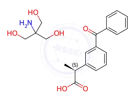 Chemical structure of Dexketoprofen Trometamol