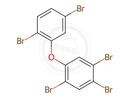 Chemical structure of 2,2',4,5,5'-Pentabromodiphenyl Ether
