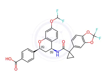Chemical structure of Galicaftor Impurity 2