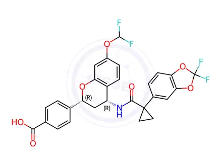 Chemical structure of Galicaftor