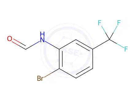 Chemical structure of N-(2-Bromo-5-(trifluoromethyl)phenyl)formamide