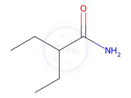 Chemical structure of 2-Ethylbutanamide