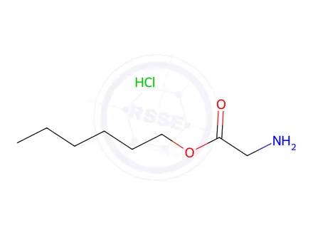 Chemical structure of Hexyl 2-aminoacetate hydrochloride