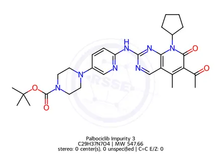 Chemical structure of Palbociclib Impurity 364