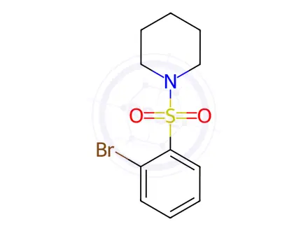Chemical structure of 1-(2-Bromophenylsulfonyl)piperidine