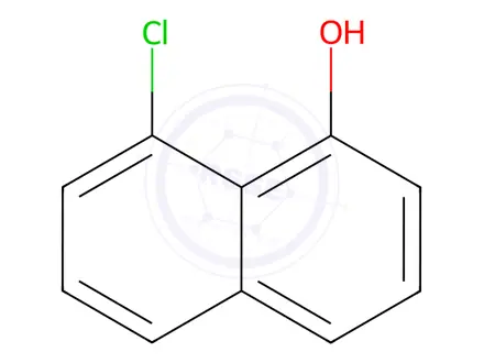 Chemical structure of 8-chloronaphthalen-1-ol