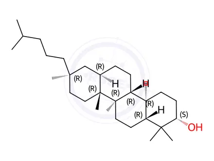 Chemical structure of (17ξ)-18,19-Secolupan-3β-ol