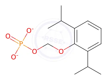 Chemical structure of Fospropofol Disodium Salt