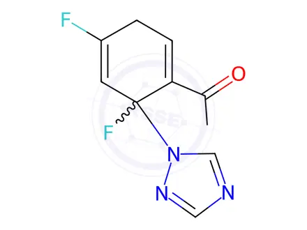 Chemical structure of Fluconazole Impurity 10