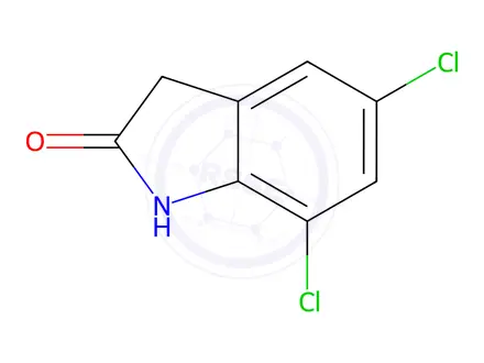 Chemical structure of 5,7-dichloroindolin-2-one