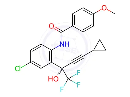 Chemical structure of Efavirenz Impurity 30