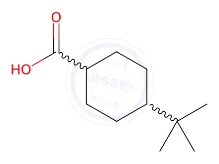 Chemical structure of 4-(tert-Butyl)cyclohexane-1-carboxylic Acid
