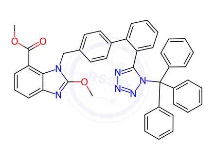 Chemical structure of Candesartan