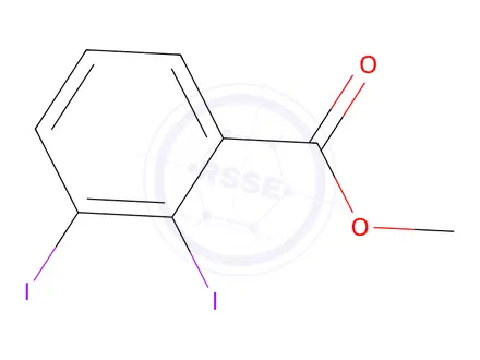 Chemical structure of Methyl 2,3-diiodobenzoate