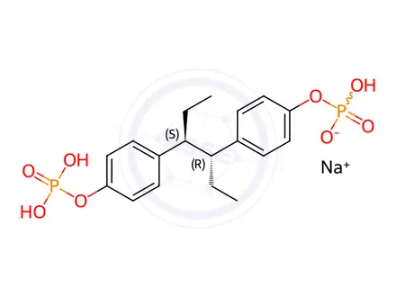 Chemical structure of Fosfestrol Tetrasodium Salt