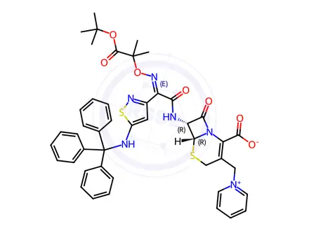 Chemical structure of Ceftazidime Impurity D