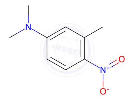 Chemical structure of N,N,3-trimethyl-4-nitroaniline