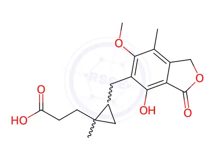 Chemical structure of 1 Cyclopropane Mycophenolic Acid